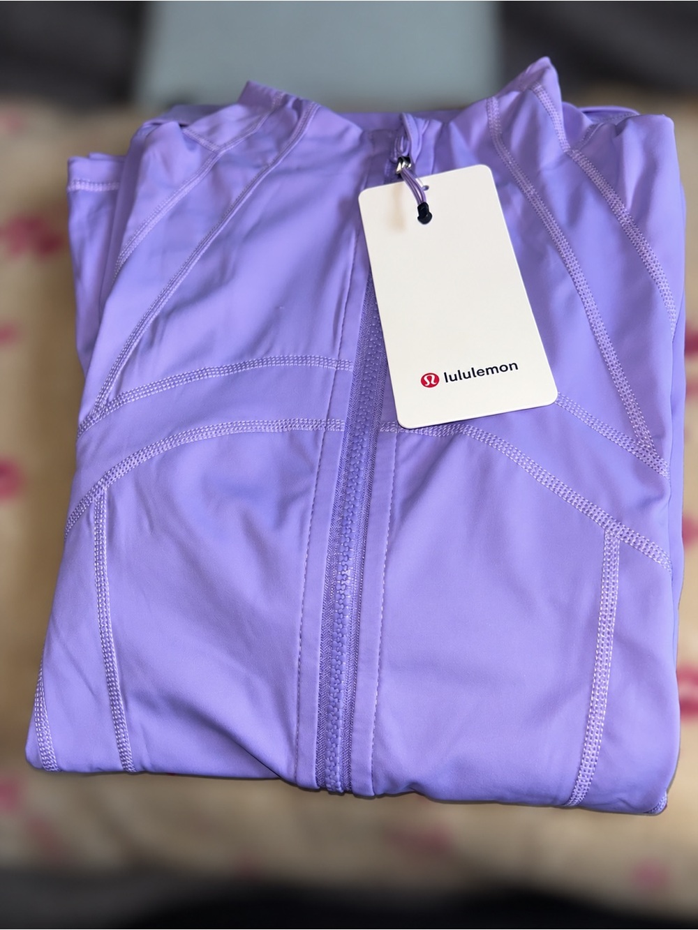 lululemon athletica Lavender Full-Zip Bomber Jacket